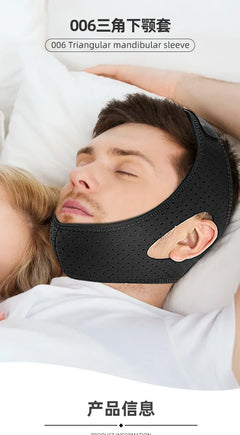 Anti Snore Belt Stop Snoring Chin Strap Woman Man Night Sleeping Support Aid Tools Snoring Protection Jaw Bandage Health Care - Otaj Gifts