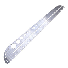 Multifunctional Stainless Steel Angle Protractor Ruler Degree Measuring Tool Kawaii School Supplies - Otaj Gifts