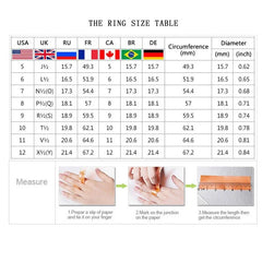 New Ladies Ring Luxury Large Square Jewelry Wedding Artificial Zircon Simple Atmosphere Luxury Party - Otaj Gifts