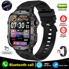 2025 New style Military Smart Watch Men IP68 5ATM Outdoor Sports Fitness Tracker Health Monitor 1.81Inch BT Call Smartwatch - Otaj Gifts