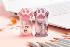 Kawaii Cat Paw Shaped Pencil Sharpener Stationery Kids Gift  Cute School Supplies  Korean Stationery - Otaj Gifts