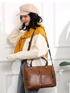 Women's Bag Fashion Classical Style Crossbody Handbag Retro PU Leather Shoulder and Purse Casual Bag Daily - Otaj Gifts