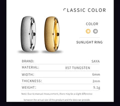 Gold and silver Color Rings for Couples Engagement Luxury Jewelry - Otaj Gifts