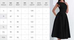 Summer French Fashion Dress Elegant Slim High Waist Sleeveless Back Hollow Dress - Otaj Gifts