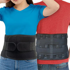 Lower Back Brace with 6 Stays Anti-skid Orthopedic Lumbar Support Breathable Waist Support Belt for Men Women Gym Pain Relief - Otaj Gifts