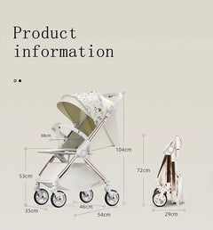 Multifunctional High View Baby Stroller Providing the Most Comfortable Travel Experience for Your Baby - Otaj Gifts