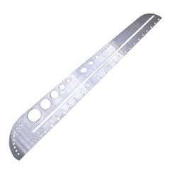 Multifunctional Stainless Steel Angle Protractor Ruler Degree Measuring Tool Kawaii School Supplies - Otaj Gifts