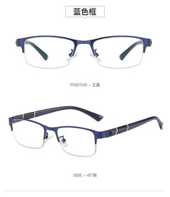 Men Reading Glasses Retro Business Hyperopia Glasses Anti Blue Light Reading Glasses 0 +1.0 To +4.0 Glasses - Otaj Gifts