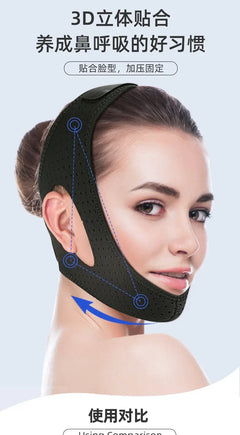 Anti Snore Belt Stop Snoring Chin Strap Woman Man Night Sleeping Support Aid Tools Snoring Protection Jaw Bandage Health Care - Otaj Gifts