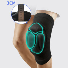1 Pair Protection Sports Kneepad Men Elastic Knee Pads Support Fitness Gear Basketball Brace Protector Male NonSlip Pads - Otaj Gifts