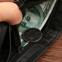 New Men Short Bifold PU Leather Male Hasp Wallet Credit ID Card Holder Men's Wallet Billfold Purse Clutch Men's Purses Money Bag - Otaj Gifts