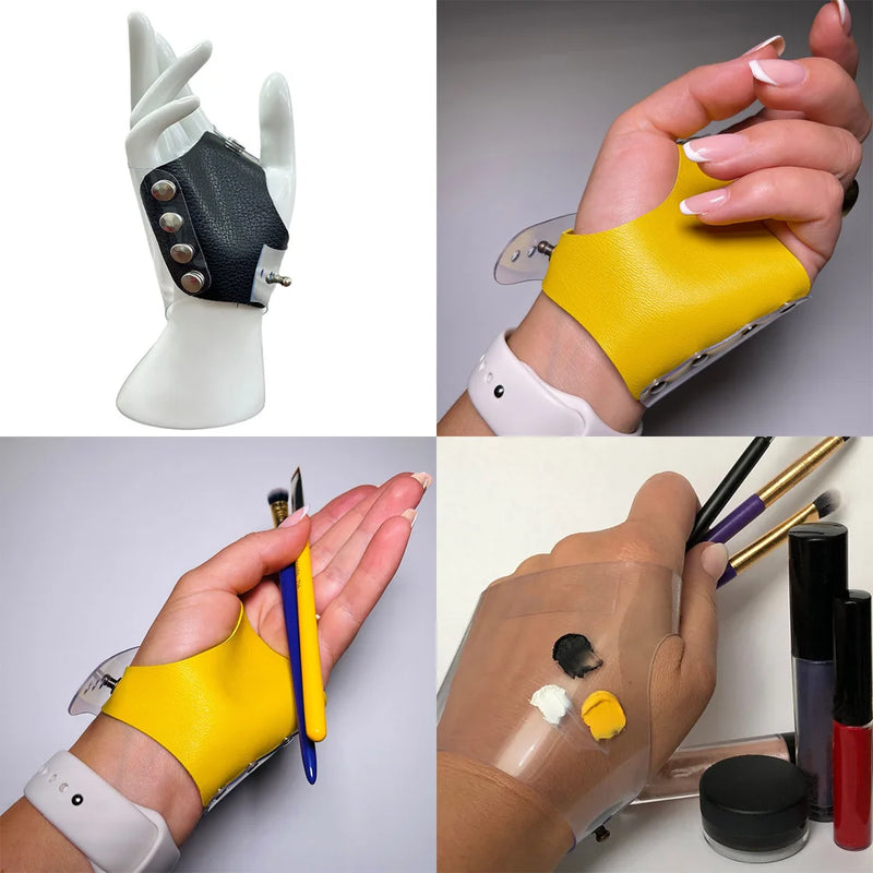 New Professional Makeup Artist Gloves Natural Leather Gloves Functional Makeup Gloves Comfortable And Fashion Makeup Tools - Otaj Gifts