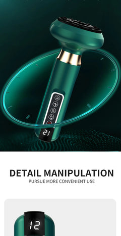 Electric Cupping Massager Vacuum Suction Cup GuaSha Anti Cellulite Beauty Health Scraping Infrared Heat Slimming Massage Therapy - Otaj Gifts
