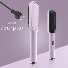 Electric Hot Comb Multifunctional Straight Hair Straightener Comb Negative Ion Anti-Scalding Styling Tool Straightening Brush - Otaj Gifts
