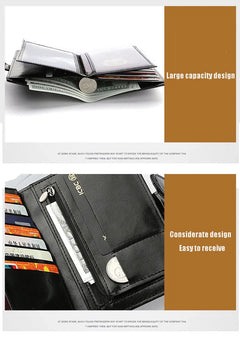 Short Men Wallets Casual Male Purses Zipper Card Bag Coin Bag Small Passport Cover Men's Purse Carteira Masculina Billetera - Otaj Gifts