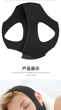 Anti Snore Belt Stop Snoring Chin Strap Woman Man Night Sleeping Support Aid Tools Snoring Protection Jaw Bandage Health Care - Otaj Gifts