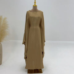 Butterfly Abaya Inside Inner Belt Muslim Party Long Dress Abayas for Women Dubai Turkey Islamic Clothing Ramadan Eid Kaftan Robe - Otaj Gifts