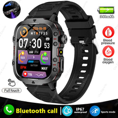 2025 New style Military Smart Watch Men IP68 5ATM Outdoor Sports Fitness Tracker Health Monitor 1.81Inch BT Call Smartwatch - Otaj Gifts