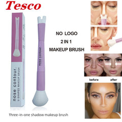 4in1facemakeupeyelinereyebrowlippen Beauty Color Four-in-One Cosmetic Brush - Otaj Gifts