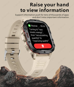 2025 New style Military Smart Watch Men IP68 5ATM Outdoor Sports Fitness Tracker Health Monitor 1.81Inch BT Call Smartwatch - Otaj Gifts
