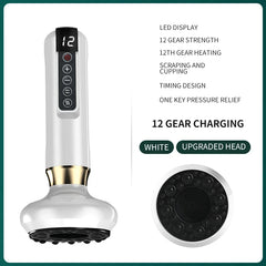 Electric Cupping Massager Vacuum Suction Cup GuaSha Anti Cellulite Beauty Health Scraping Infrared Heat Slimming Massage Therapy - Otaj Gifts