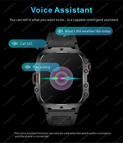 2025 New style Military Smart Watch Men IP68 5ATM Outdoor Sports Fitness Tracker Health Monitor 1.81Inch BT Call Smartwatch - Otaj Gifts