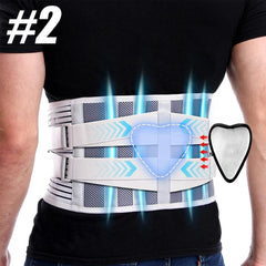 Lower Back Brace with 6 Stays Anti-skid Orthopedic Lumbar Support Breathable Waist Support Belt for Men Women Gym Pain Relief - Otaj Gifts