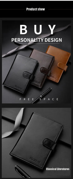 Short Men Wallets Casual Male Purses Zipper Card Bag Coin Bag Small Passport Cover Men's Purse Carteira Masculina Billetera - Otaj Gifts
