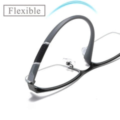Men Reading Glasses Retro Business Hyperopia Glasses Anti Blue Light Reading Glasses 0 +1.0 To +4.0 Glasses - Otaj Gifts