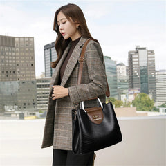 Luxury Designer Handbag Purses for Women 2024 Female Oil Leather Branded Shoulder Crossbody Messenger Tote Bag Small Fashion Sac - Otaj Gifts