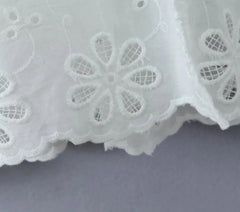 White Dress Women Halter Cotton Long Dress Lace Elegant Party Outfits - Otaj Gifts