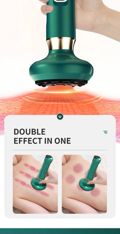 Electric Cupping Massager Vacuum Suction Cup GuaSha Anti Cellulite Beauty Health Scraping Infrared Heat Slimming Massage Therapy - Otaj Gifts