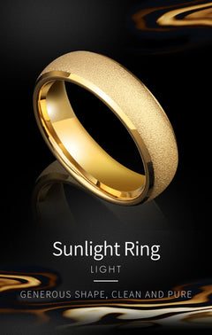 Gold and silver Color Rings for Couples Engagement Luxury Jewelry - Otaj Gifts