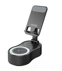 New Cell Phone Holder Stand With LDE Light Bluetooth Speaker Adjustable Tablet Bracket Support Portable Wireless Loudspeaker - Otaj Gifts