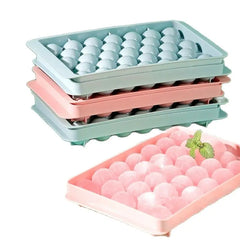 33 Ice Boll Hockey PP Mold Frozen Whiskey Ball Popsicle Ice Cube Tray Box Lollipop Making Gifts Kitchen Tools Accessories - Otaj Gifts