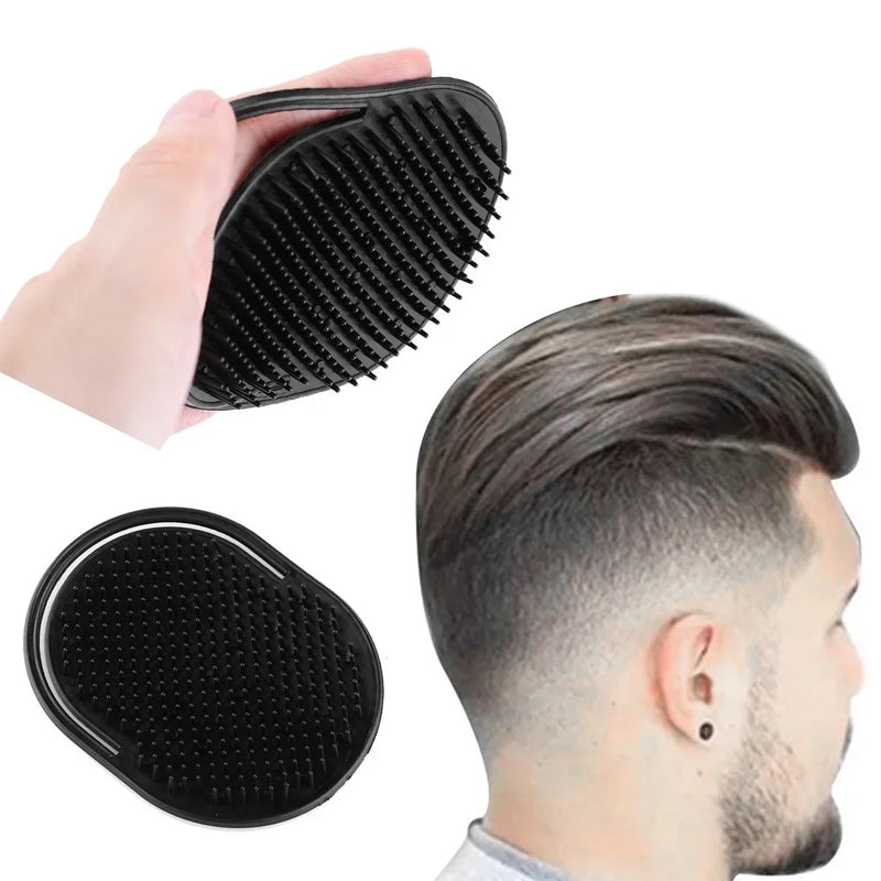 1 PCS Shampoo Comb Pocket Men Beard Mustache Palm Scalp Massage Black Hair Care Travel Portable   Brush Styling Tools - Otaj Gifts