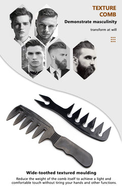 New Styling Hairdressing Men Women Beauty Salon Hair Hairdressing Black Plastic Brush Combs Hairbrush Modelling Designs Tools - Otaj Gifts