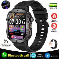 2025 New style Military Smart Watch Men IP68 5ATM Outdoor Sports Fitness Tracker Health Monitor 1.81Inch BT Call Smartwatch - Otaj Gifts