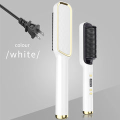 Electric Hot Comb Multifunctional Straight Hair Straightener Comb Negative Ion Anti-Scalding Styling Tool Straightening Brush - Otaj Gifts