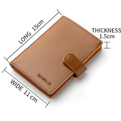 Short Men Wallets Casual Male Purses Zipper Card Bag Coin Bag Small Passport Cover Men's Purse Carteira Masculina Billetera - Otaj Gifts