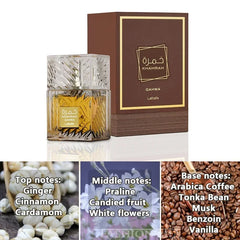 100ml Original Khamrah Qahwa 3.4 Oz Eau De Toilette for Men and Women Perfume Middle East Arab Dubai Perfume - Otaj Gifts