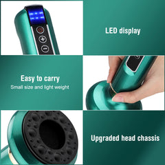 Electric Cupping Massager Vacuum Suction Cup GuaSha Anti Cellulite Beauty Health Scraping Infrared Heat Slimming Massage Therapy - Otaj Gifts