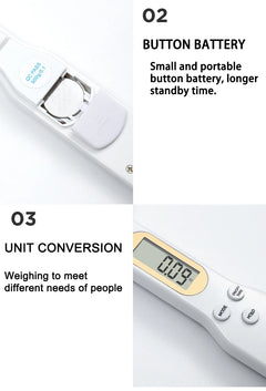 Hand held Digital LCD Electronic Kitchen Scale from 0.1g to 500g - Otaj Gifts