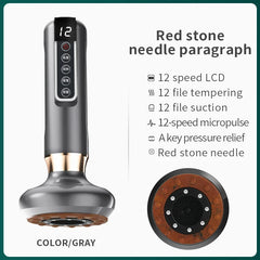 Electric Cupping Massager Vacuum Suction Cup GuaSha Anti Cellulite Beauty Health Scraping Infrared Heat Slimming Massage Therapy - Otaj Gifts