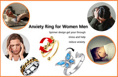 SMJEL Fashion Heartbeat Luminous Ring for Women Men Fluorescent Rings Heart Glow In Dark Stainless Steel Couple Ring JewelryGift - Otaj Gifts
