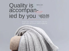 70x140cm Bamboo Charcoal Coral Velvet Bath Towel for Adult Soft Absorbent Microfiber Fabric Towel Household Bathroom Towel - Otaj Gifts