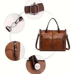 Women's Bag Fashion Classical Style Crossbody Handbag Retro PU Leather Shoulder and Purse Casual Bag Daily - Otaj Gifts