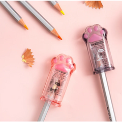 Kawaii Cat Paw Shaped Pencil Sharpener Stationery Kids Gift  Cute School Supplies  Korean Stationery - Otaj Gifts