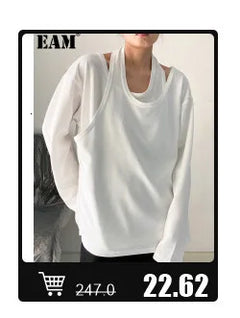 EAM Women Black Irregular Slit Big Size Trench New Stand Collar Long Sleeve Windbreaker Fashion Spring Autumn 2025 1DH0755 - Otaj Gifts