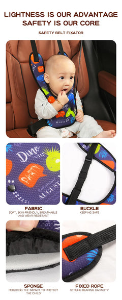 Car Belt Cover For Kids Adjustable Accessories 2023 Portable Baby Safety Belt Cover Automotive Interior Seat Patt - Otaj Gifts